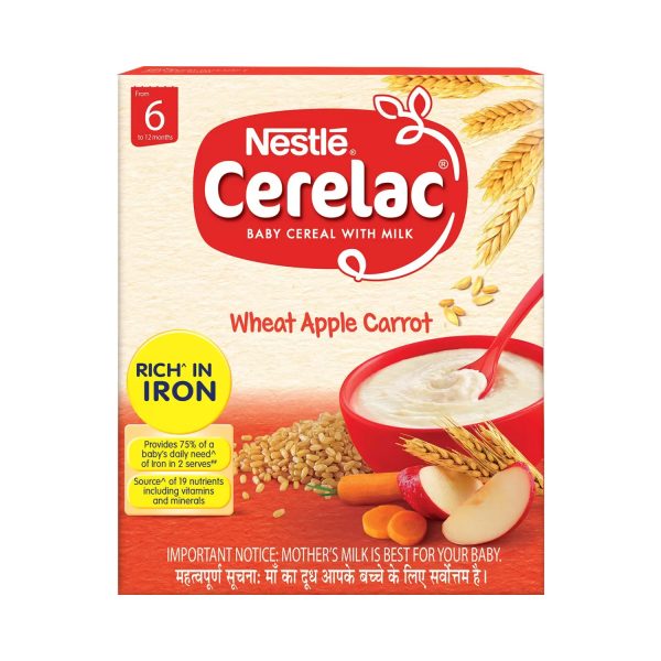 CERELAC   6 MONTHS WHEAT APPLE 400GM